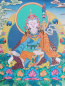 Preview: Thangka - Guru Rinpoche | 55x42cm | Exklusives Einzelstück